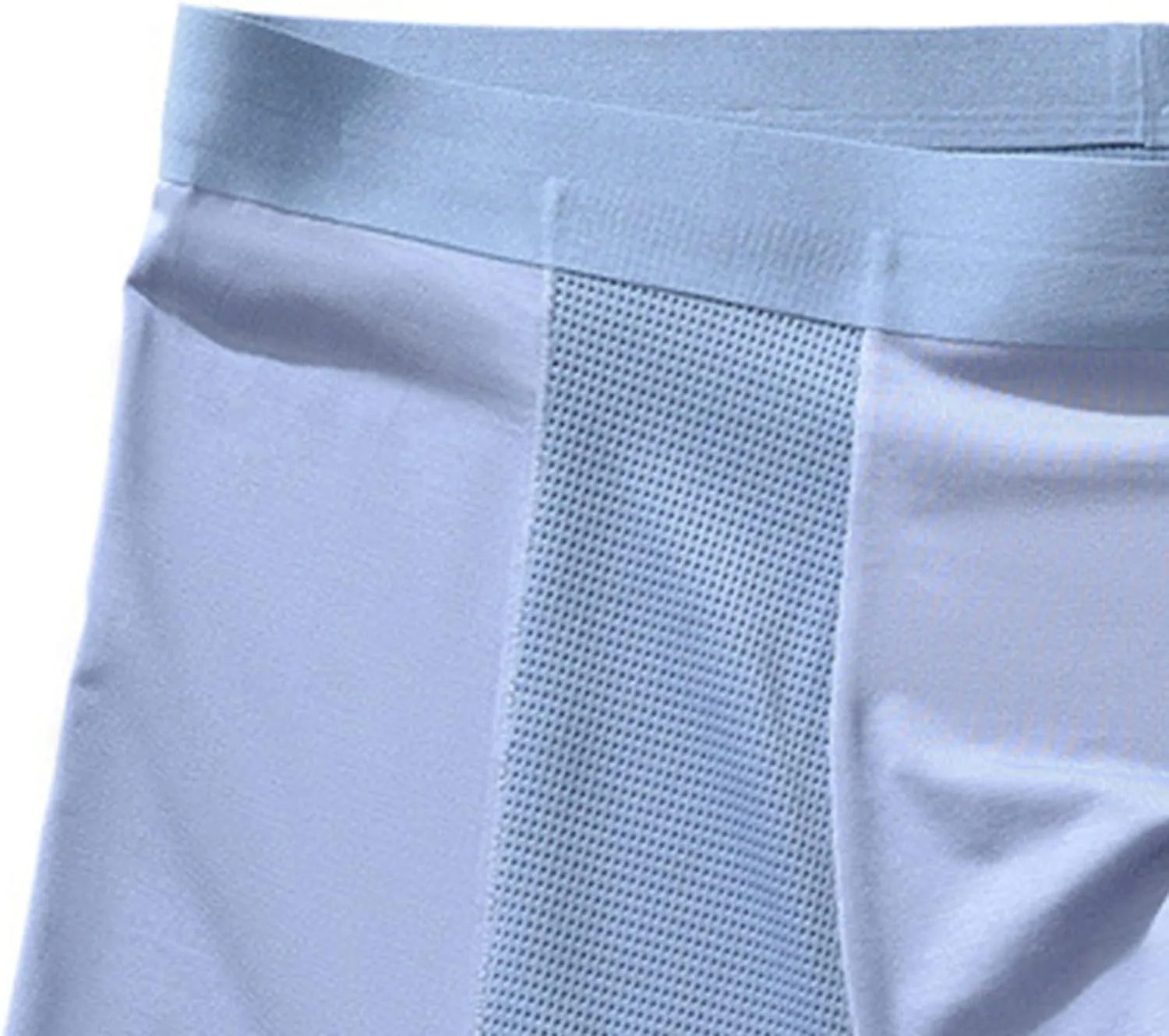 JEKE-DG Men's Mesh Ice Silk Underwear Comfortable Modal Boxer Briefs Soft Breathable Pouch Boxer Trunks Underpants