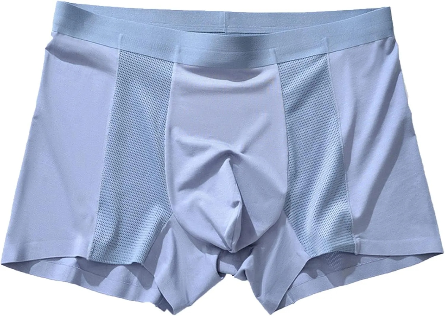 JEKE-DG Men's Mesh Ice Silk Underwear Comfortable Modal Boxer Briefs Soft Breathable Pouch Boxer Trunks Underpants