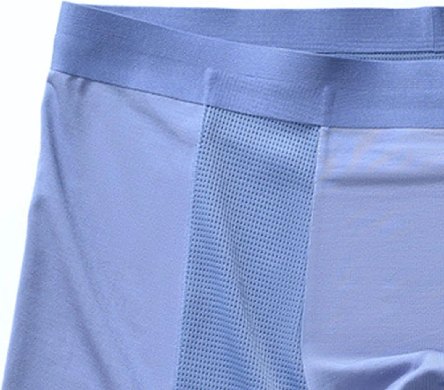 JEKE-DG Men's Mesh Ice Silk Underwear Comfortable Modal Boxer Briefs Soft Breathable Pouch Boxer Trunks Underpants