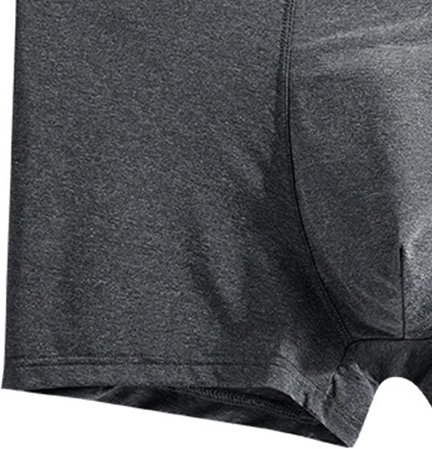 JEKE-DG Men's Silky Boxer Briefs Short Leg Underwear Ice Silk Underwear Trunks With Pouch Breathable Boxer Briefs