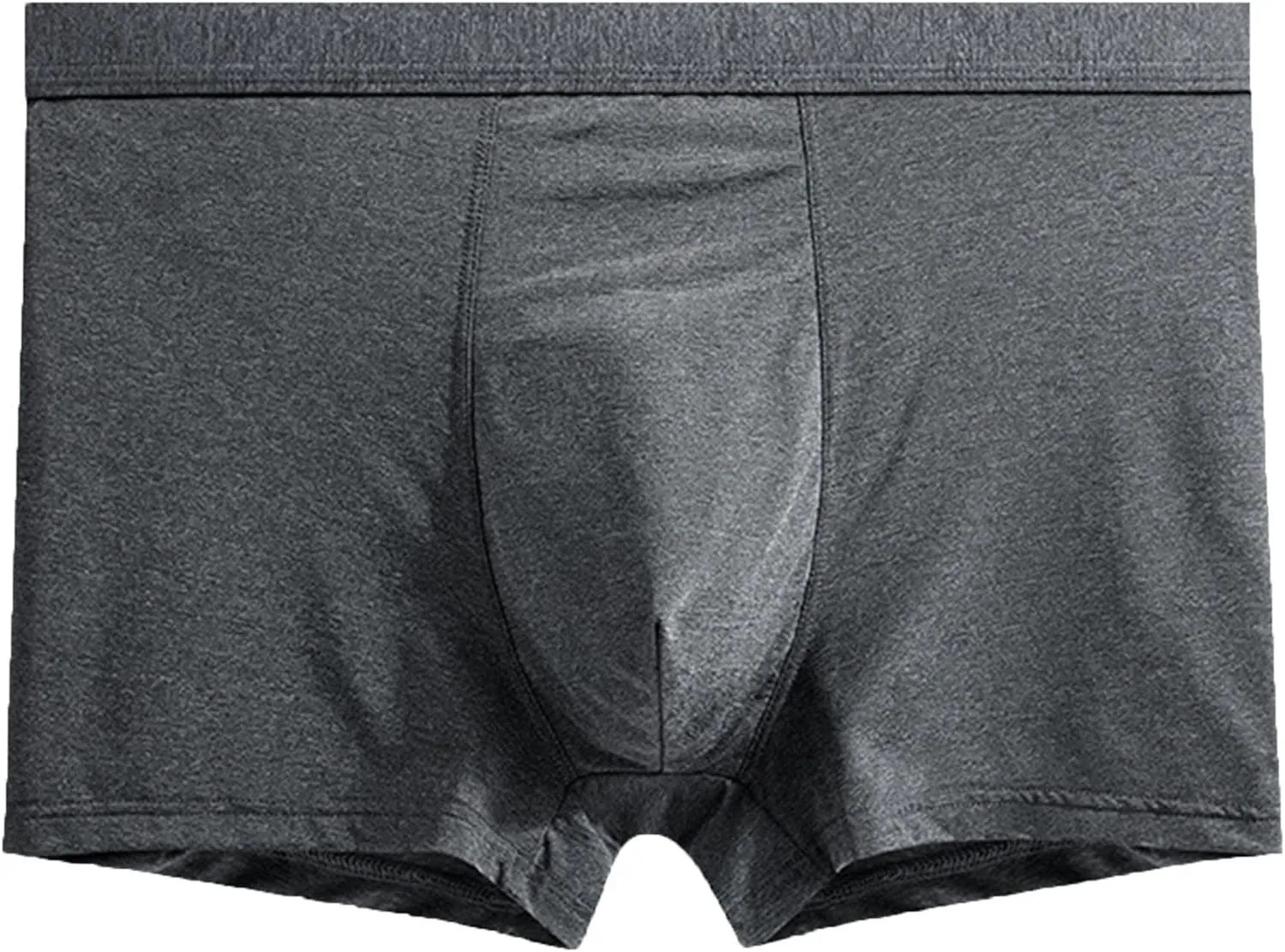 JEKE-DG Men's Silky Boxer Briefs Short Leg Underwear Ice Silk Underwear Trunks With Pouch Breathable Boxer Briefs
