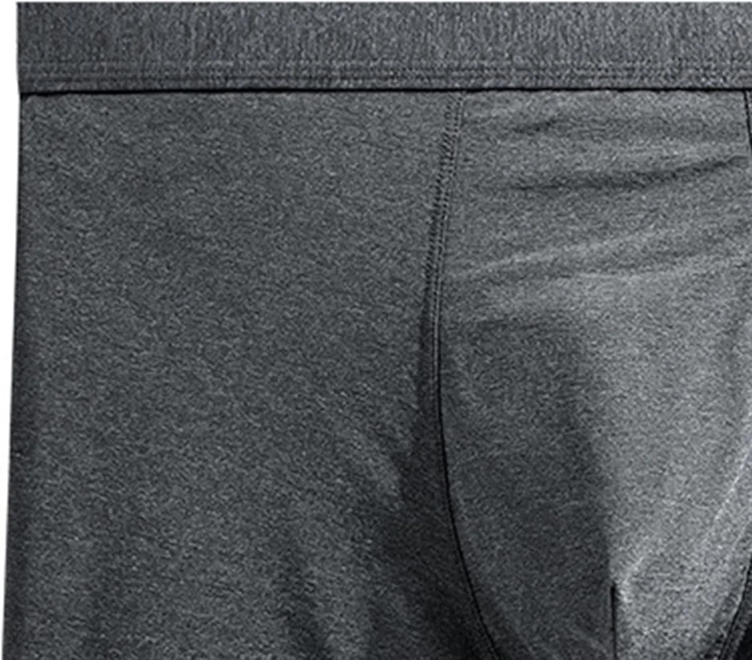 JEKE-DG Men's Silky Boxer Briefs Short Leg Underwear Ice Silk Underwear Trunks With Pouch Breathable Boxer Briefs