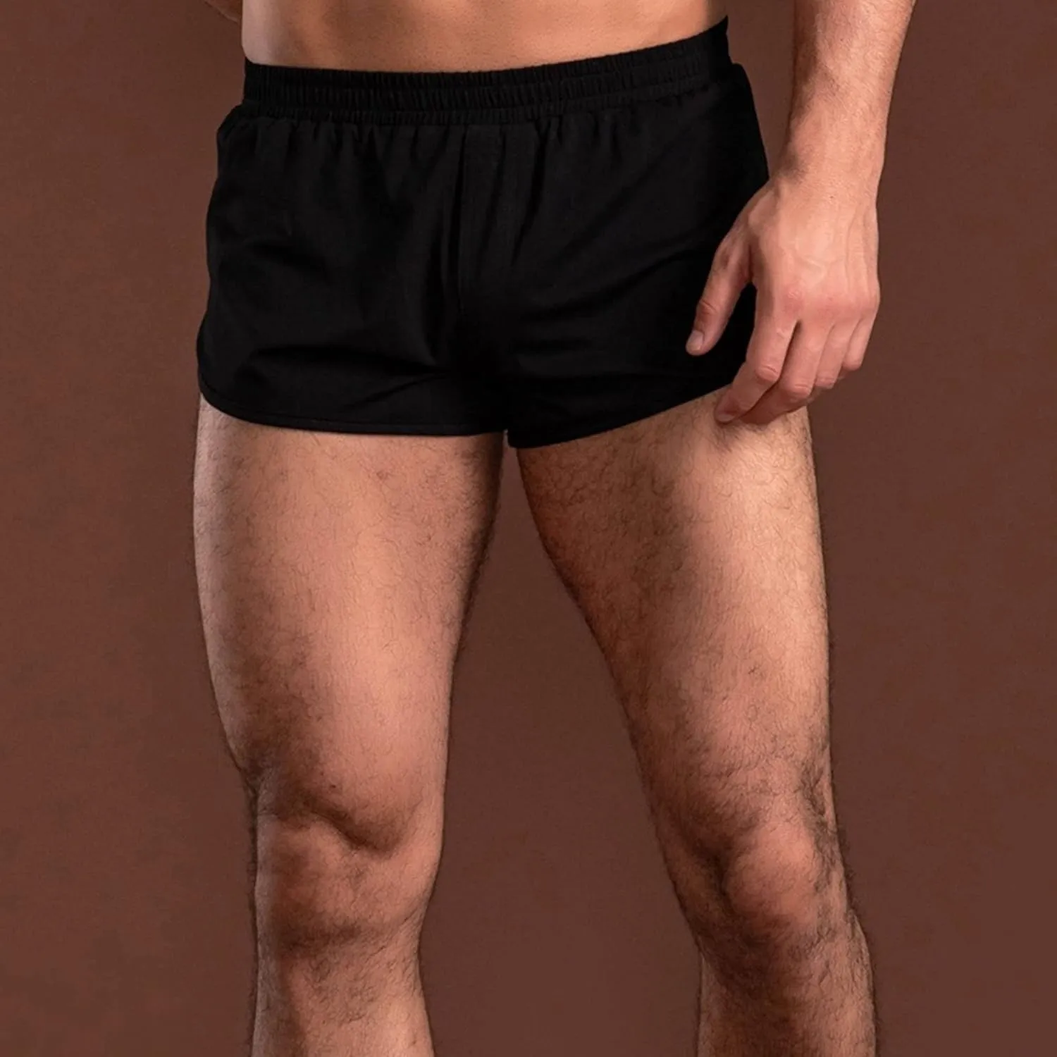 JEsilunmaMY Mens Loose Cotton Sleep Boxer Shorts Elastic Waist Knit Lounge Boxers Plus Size Relaxed Fit Stretch Boxer Shorts