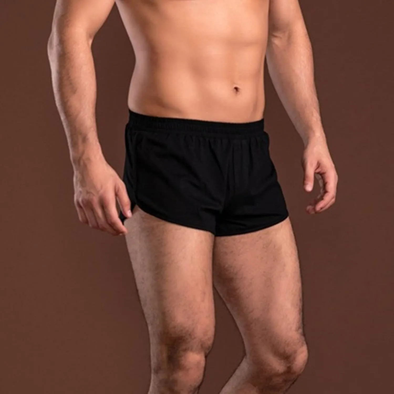 JEsilunmaMY Mens Loose Cotton Sleep Boxer Shorts Elastic Waist Knit Lounge Boxers Plus Size Relaxed Fit Stretch Boxer Shorts