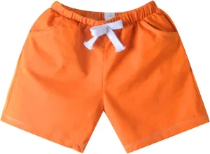 Kids Pull on Jogger Shorts Boys Girls Stretch Chino Shorts Summer Elastic Waist Drawstring Quick Dry Athletic Pants