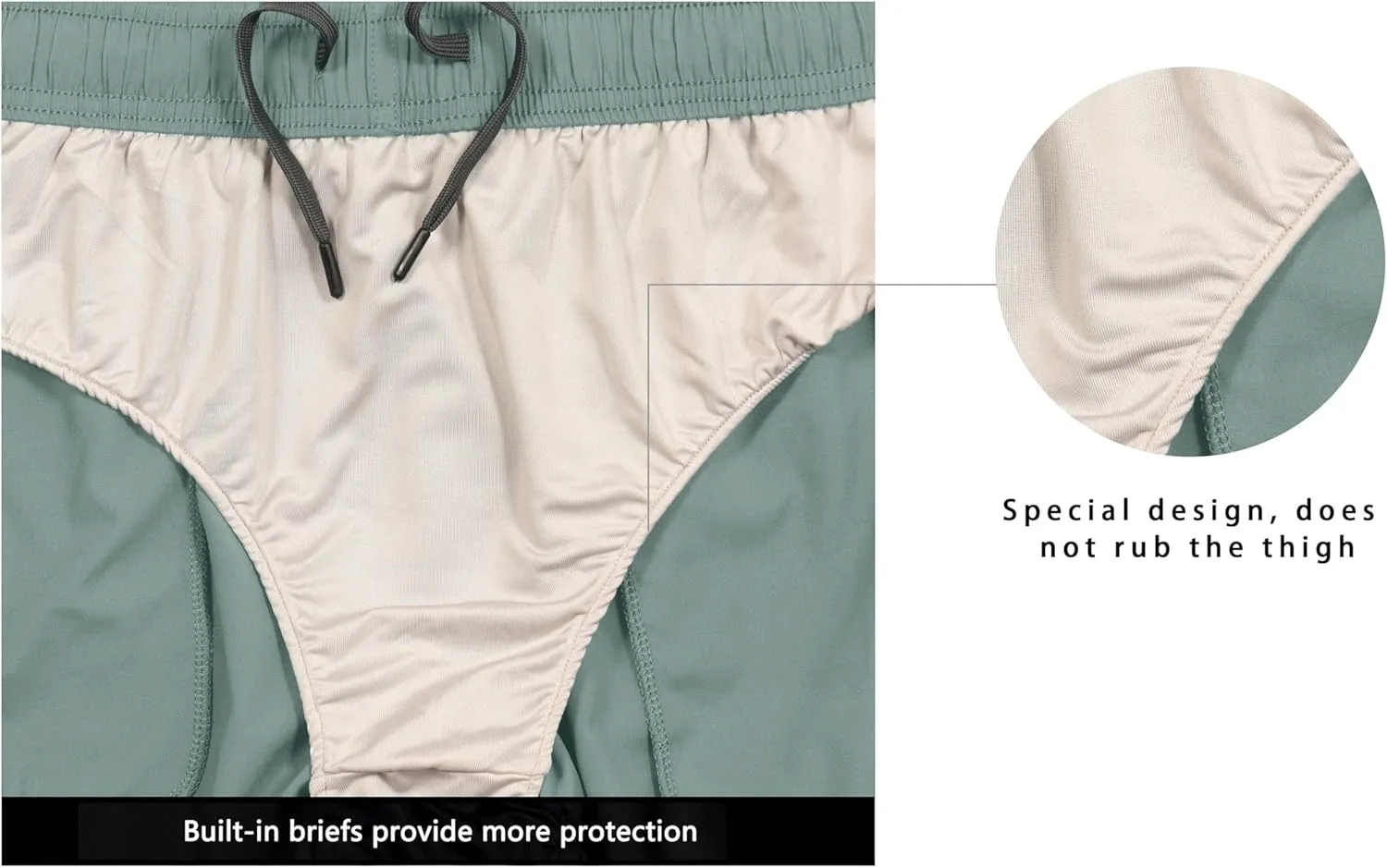 Little Donkey Andy Women's Running Shorts, Lightweight Stretch Workout Outdoor Hiking Bicycle Athletic Shorts with Pockets