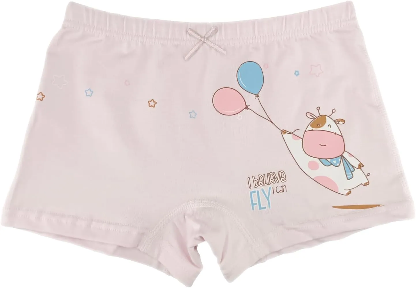 Little Girls Cotton Boy Shorts Toddler Panties Baby Princess Underwear (Pack of 4)