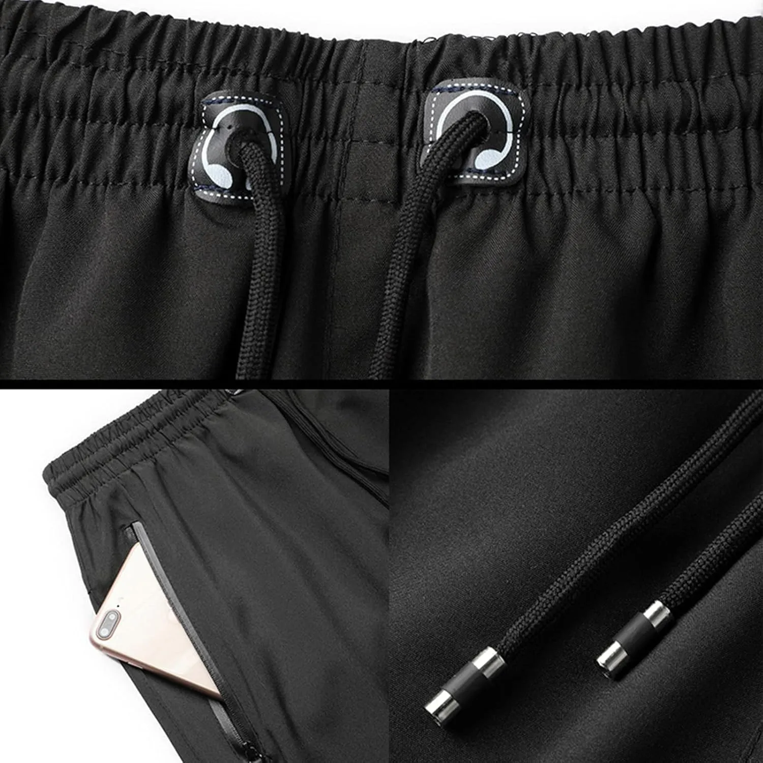 Maidenfit Icyshorts, ICY Shorts-Unisex Ice Silk Stretch Quick-Dry Shorts, Men's Athletic Running Shorts