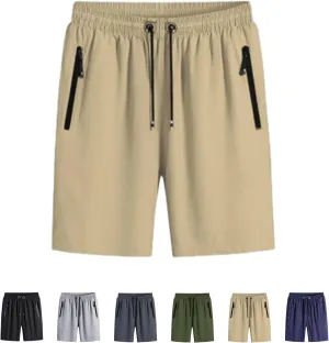Maidenfit Icyshorts, ICY Shorts-Unisex Ice Silk Stretch Quick-Dry Shorts, Men's Athletic Running Shorts