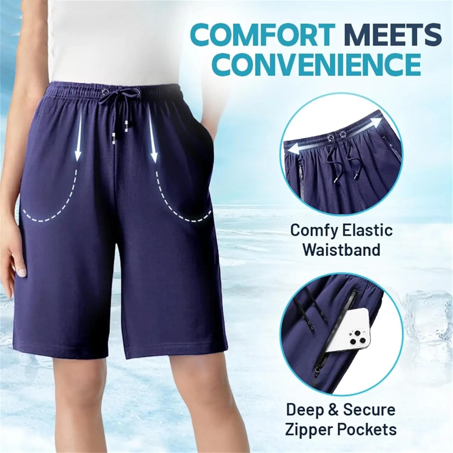 Maidenfit Icyshorts, ICY Shorts-Unisex Ice Silk Stretch Quick-Dry Shorts, Men's Athletic Running Shorts