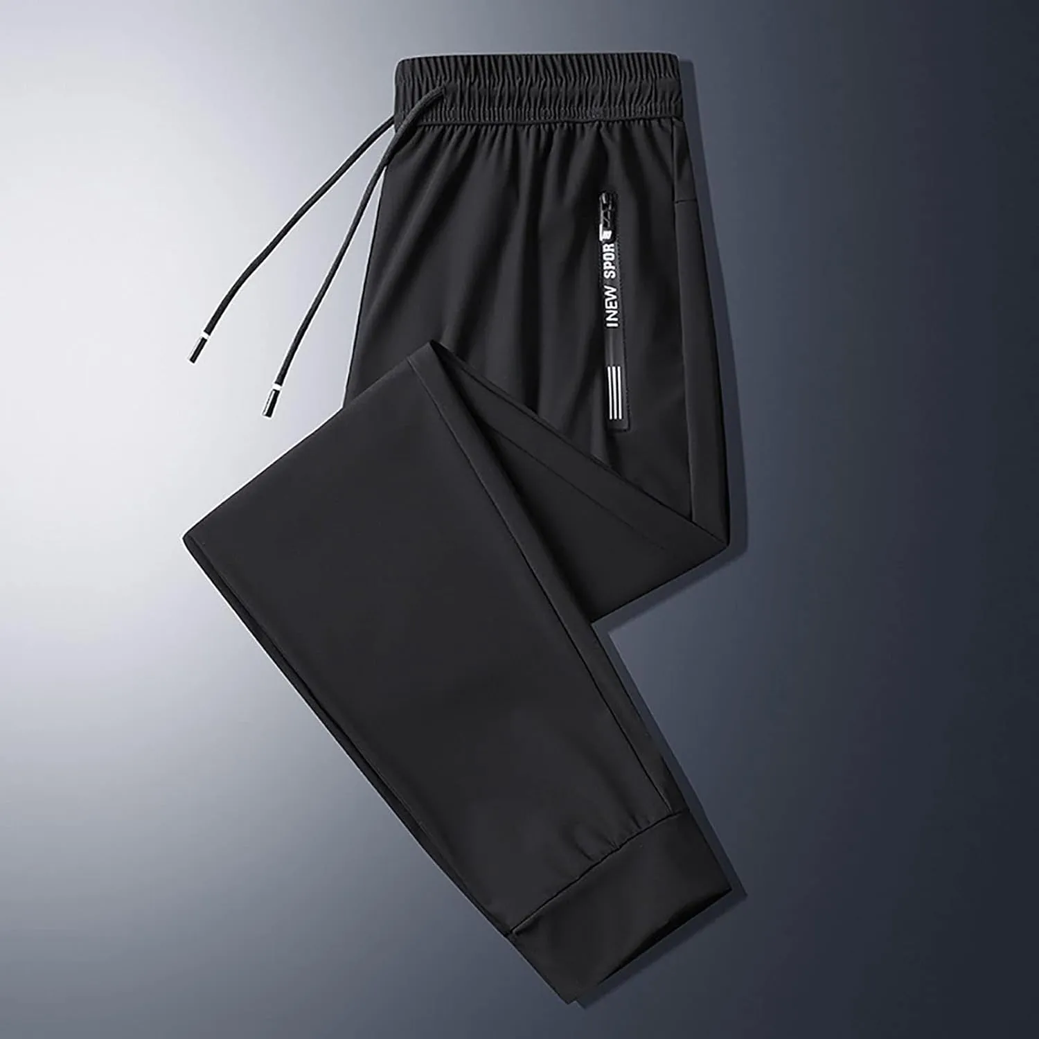 Men Cargo Combat Pants Casual Cotton Stretch Drawstring Waist Pant Comfort Sweatpants Joggers Loose Fit Yoga