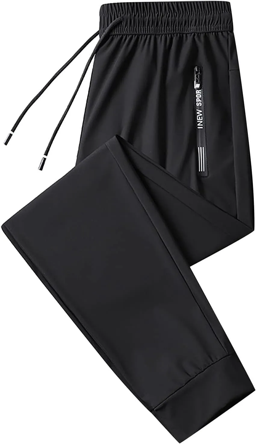Men Cargo Combat Pants Casual Cotton Stretch Drawstring Waist Pant Comfort Sweatpants Joggers Loose Fit Yoga
