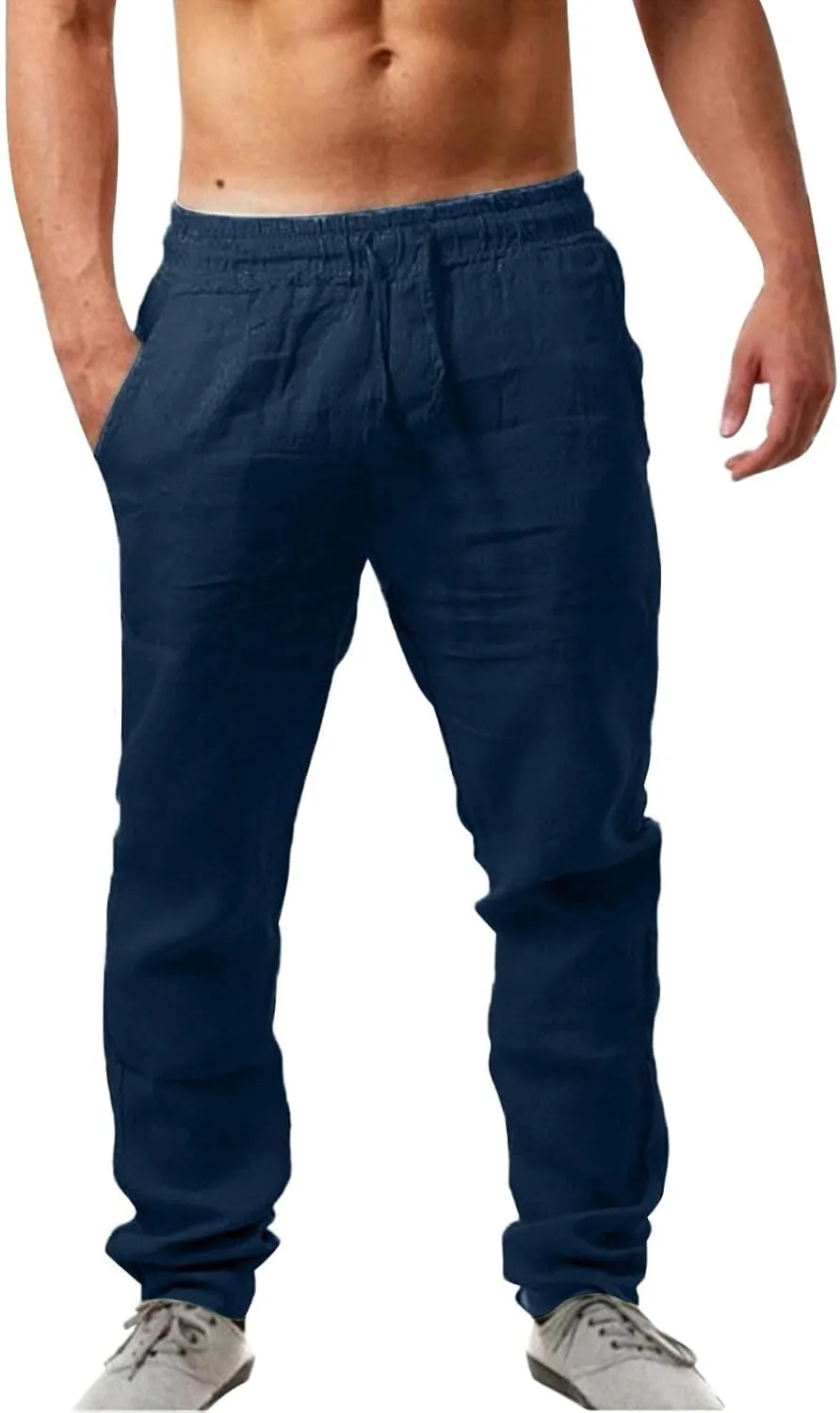 Men Cargo Combat Pants Casual Cotton Stretch Pant Cuffed Sweatpant Joggers Loose Fit Sports Gym Jogger Bottoms