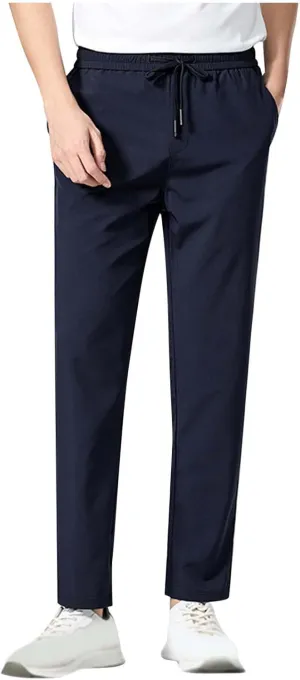 Men Joggers Loose Fit Joggers Sweat Pants with Pocket Sport Track Lounge Pant Comfortable Soft Jogging Bottoms