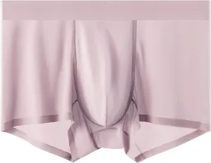 Men Underwear Boxer Brief Ball Pouch Comfort Soft Underwear Breathable Elastic Waist Lounge Shorts Pants Nightwear