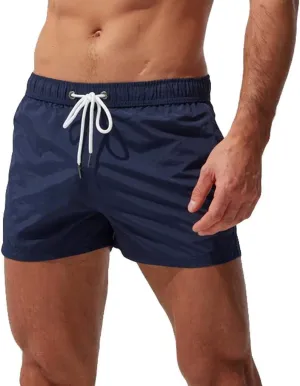 Men's Athletic Shorts with Pockets Slim Drawstring Stretch Basketball Shorts Lightweight Quick Dry Gym Workout Shorts