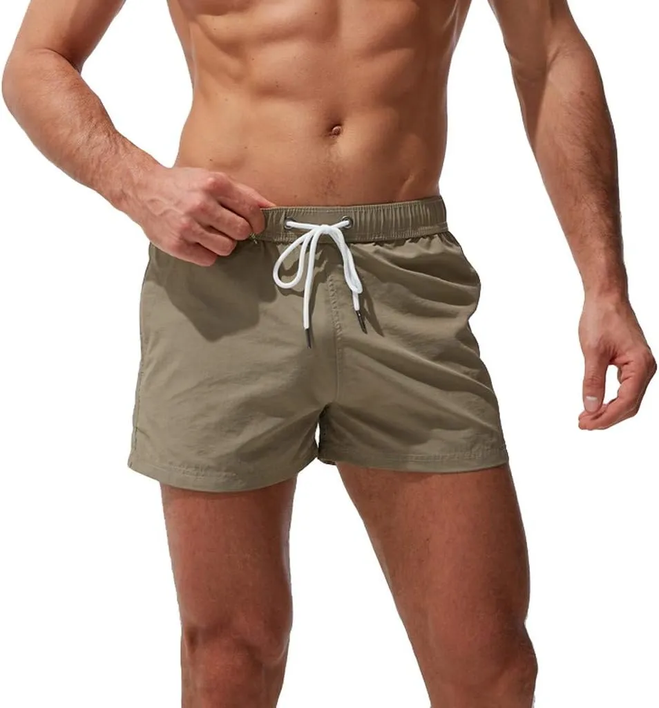Men's Athletic Shorts with Pockets Slim Drawstring Stretch Basketball Shorts Lightweight Quick Dry Gym Workout Shorts