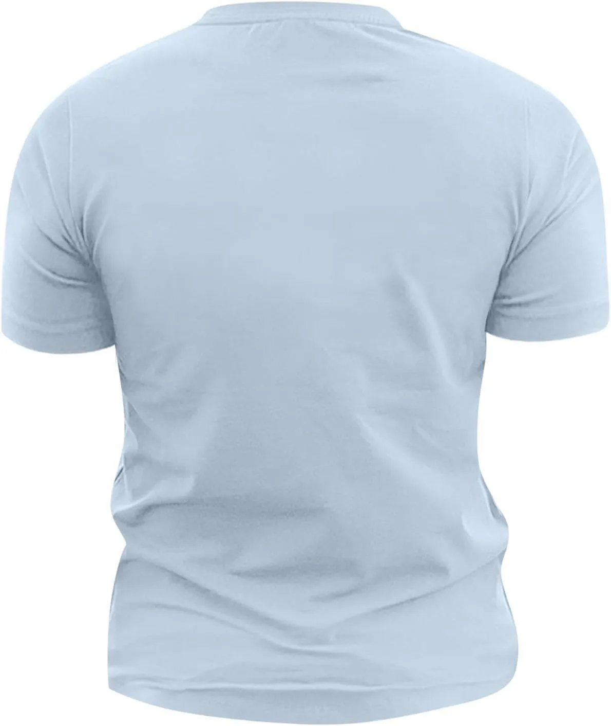 Mens Casual Shirts Graphic Round Neck Short Sleeve Loose Summer Fashion T-Shirt
