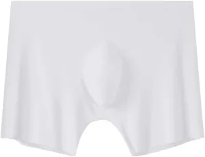 Men's Casual Sports Style Ice Silk Underwear Solid Color Breathable Comfortable Boxer Brief