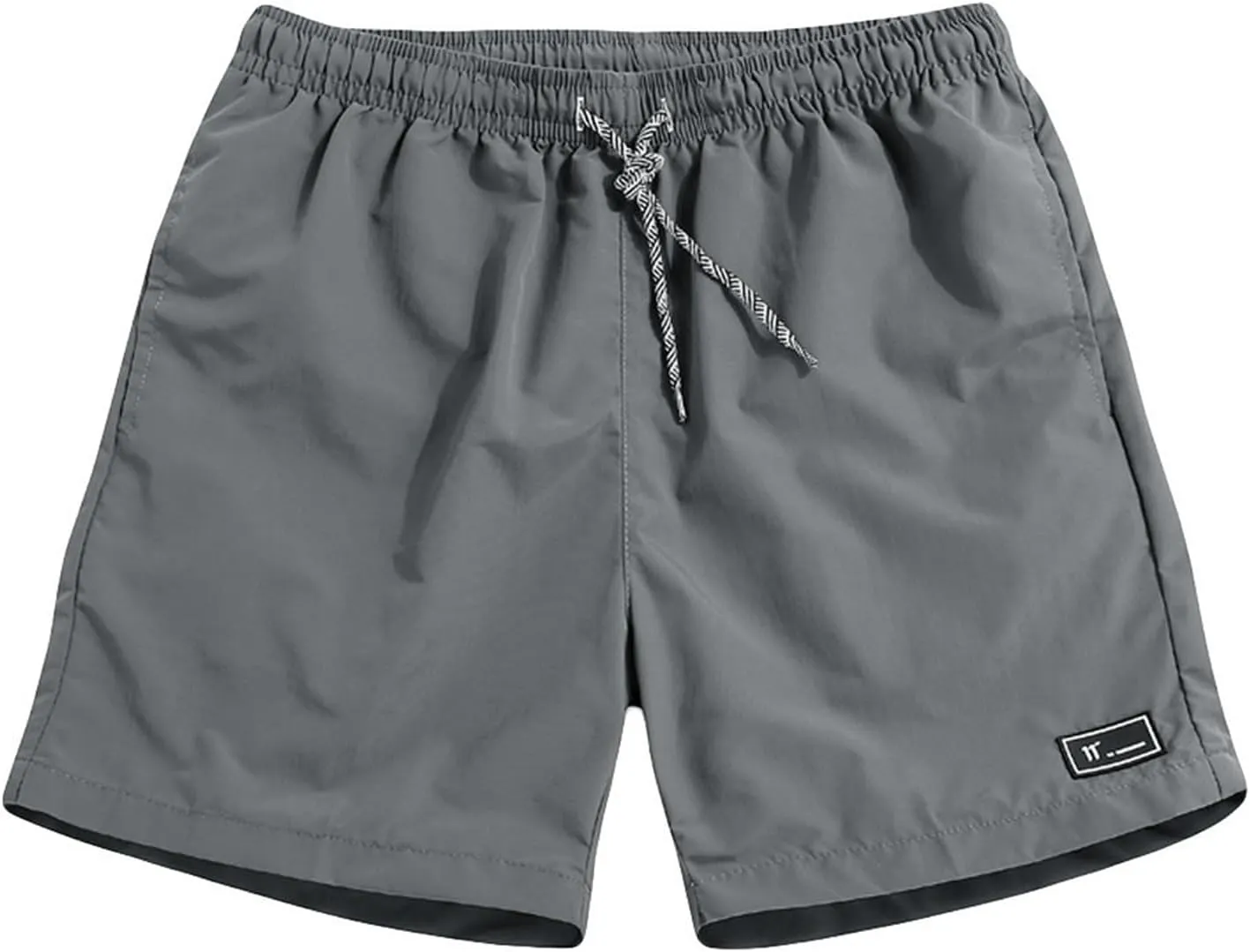 Mens Compression Shorts Thin Lightweight Quick Dry Beach SweatShorts Elastic Waist Drawstring Lounge Shorts Plus Size