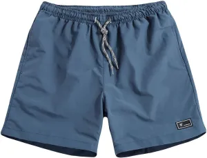 Mens Compression Shorts Thin Lightweight Quick Dry Beach SweatShorts Elastic Waist Drawstring Lounge Shorts Plus Size