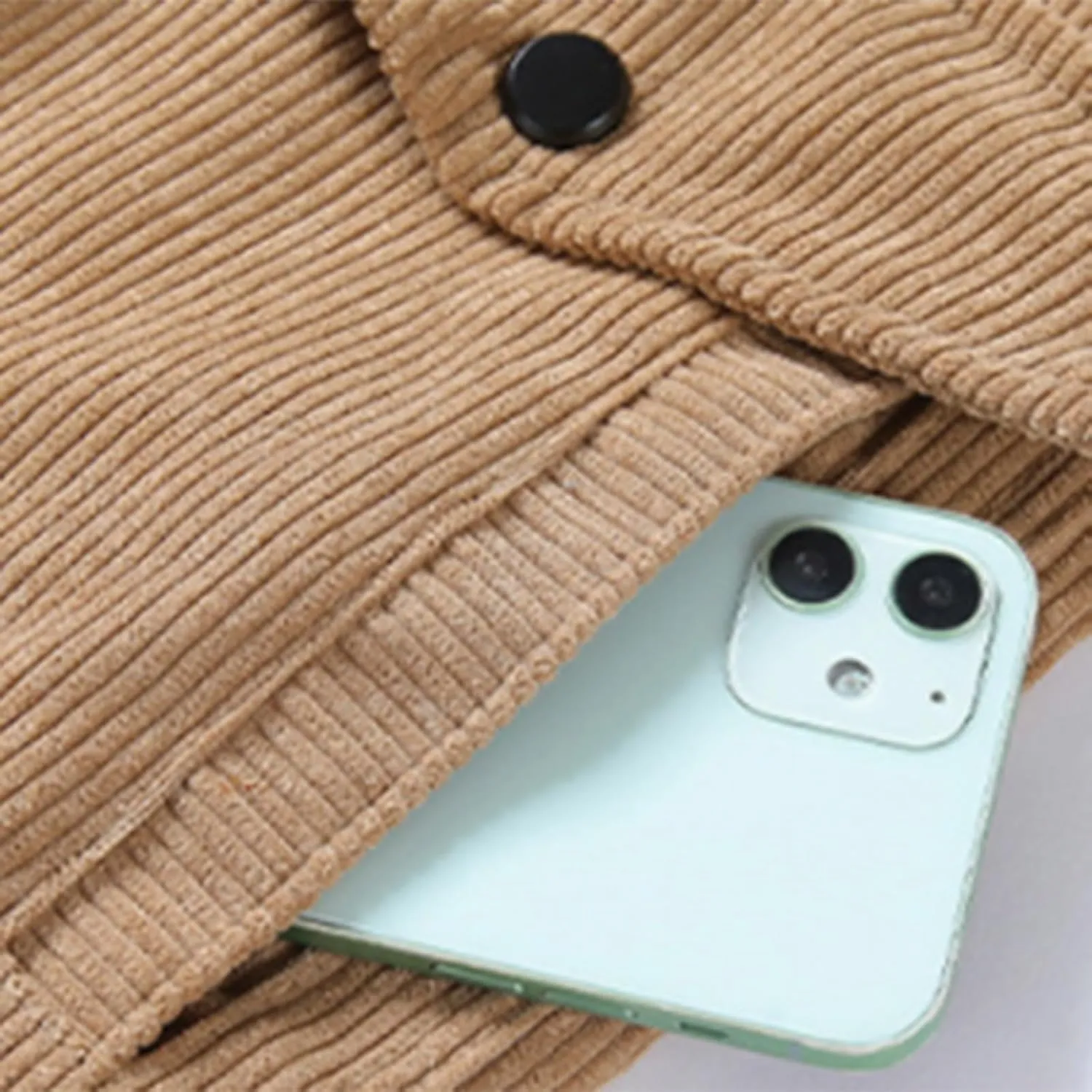 Men's Corduroy Jacket Windbreaker Heavyweight Coat Casual Stylish Full Zip Up Ribbed Work Bomber Jackets with Pockets