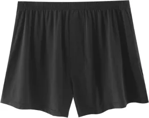 Men's Cotton Classics Boxer Breathable Mens Boxer, Loose Fit, Knit Boxer Lounge Stretch Short