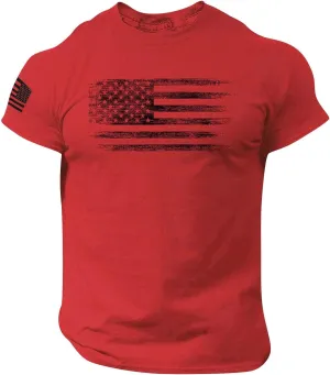 Men's Graphic T-Shirts Short Sleeve 4Th of July T Shirts Slim Fit Summer Casual Print Muscle Tee Shirt, M-XL