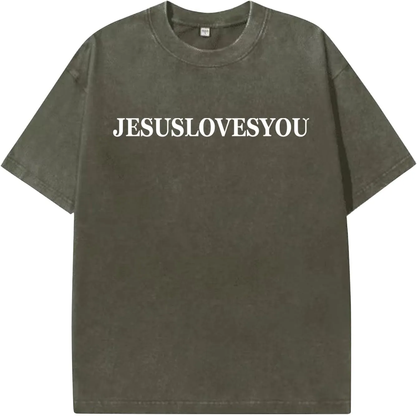 Men's Oversized T Shirts Heavy Cotton Vintage Washed Distressed Letter Graphic Tees Casual Loose Fit Summer Tops