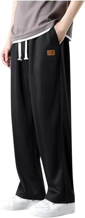 Men's Pant Casual Soft Comfortable Joggers Athletic Sweatpant Loose Elasticated Adjustable Waist Cargo Pant