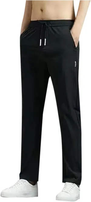 Men's Pants Casual Fashion Jogger Athletic Sweatpants with Pocket Stretch Waistband Cargo Work Pant