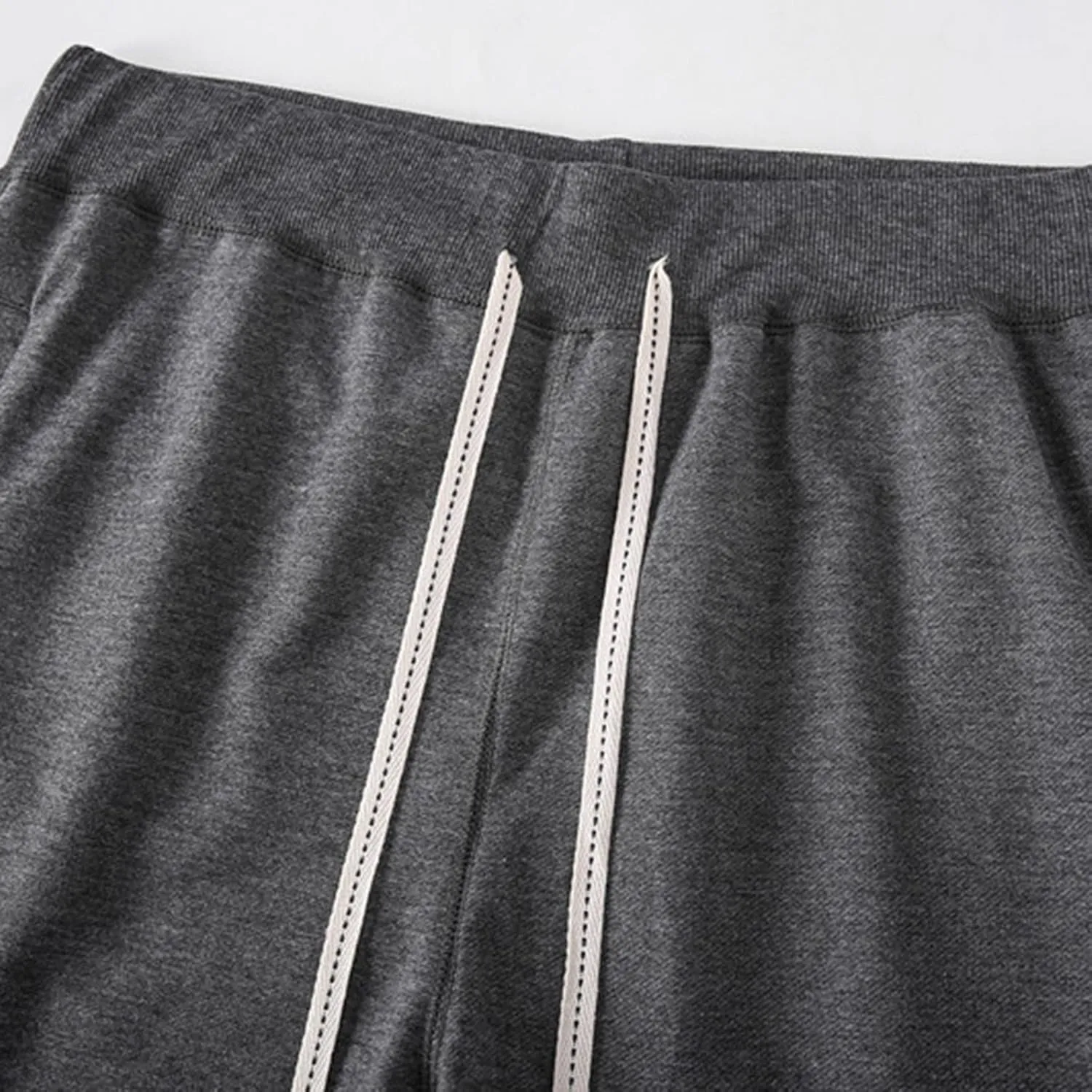 Men's Quick Dry Shorts Elastic Waist Casual Sweat Shorts Drawstring Joggers Walk Shorts Sports Running Straight Shorts