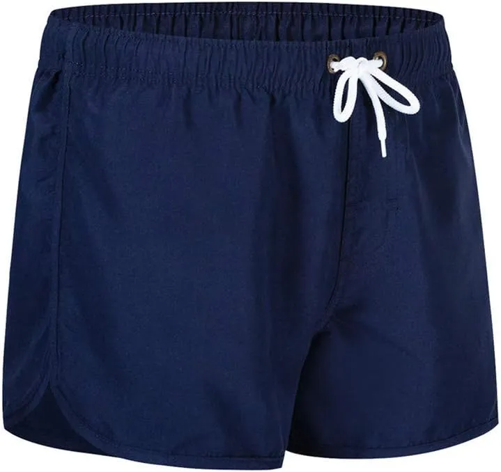 Men's Running Athletic Shorts Workout Gym Quick Dry Lightweight Shorts Casual Drawstring Elastic Summer Beach Shorts