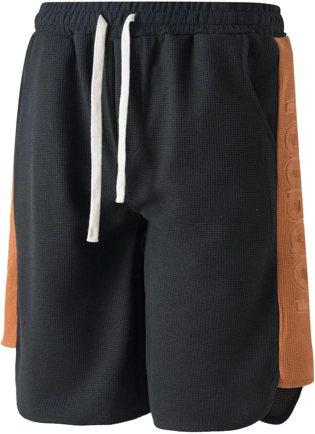Mens Running Shorts with Pockets 7 Inch Lightweight Straight Leg Bermuda Shorts Quick Dry Gym Workout Athletic Shorts