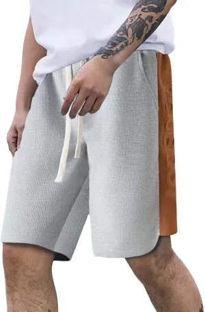Mens Running Shorts with Pockets 7 Inch Lightweight Straight Leg Bermuda Shorts Quick Dry Gym Workout Athletic Shorts