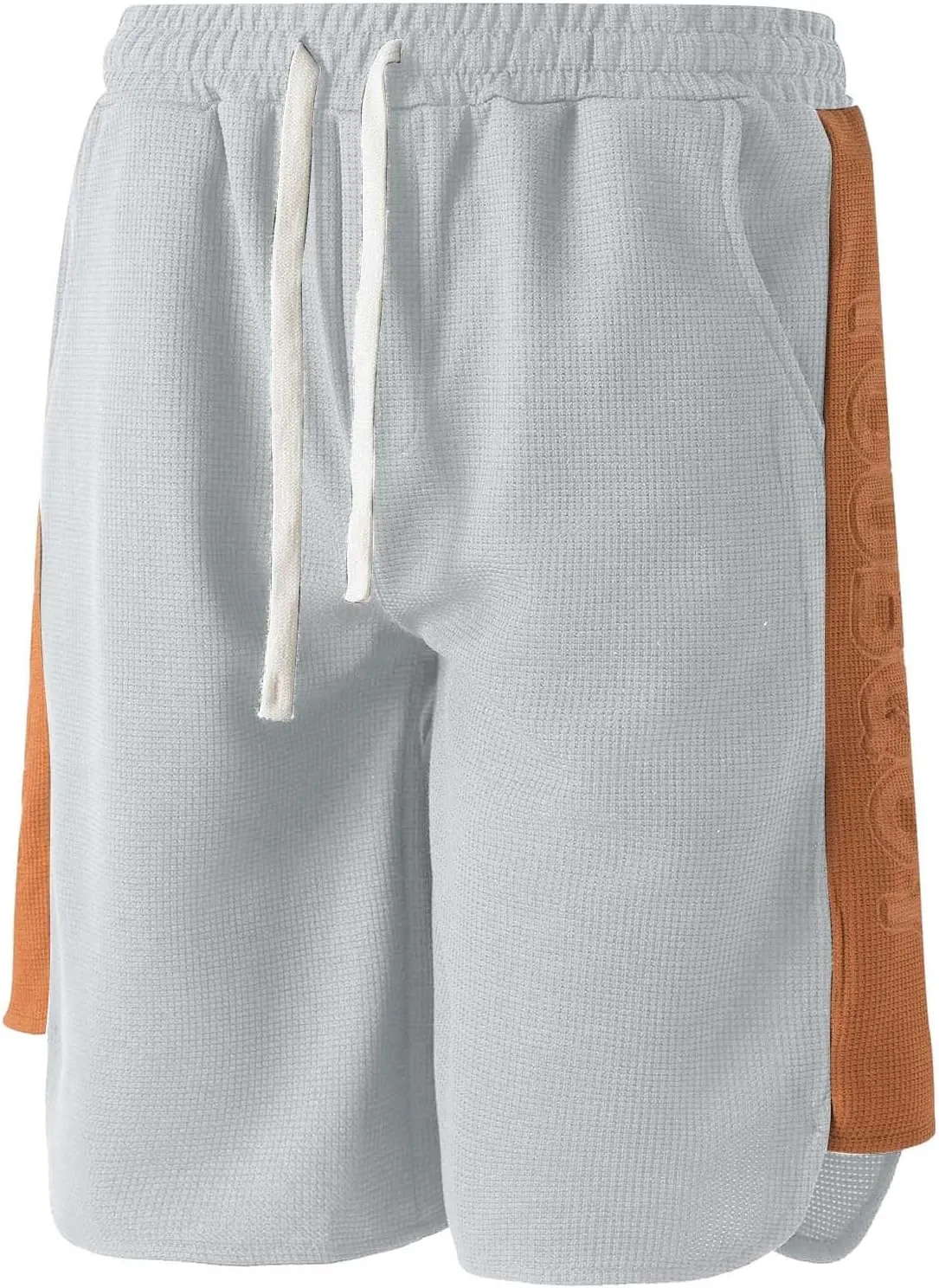 Mens Running Shorts with Pockets 7 Inch Lightweight Straight Leg Bermuda Shorts Quick Dry Gym Workout Athletic Shorts