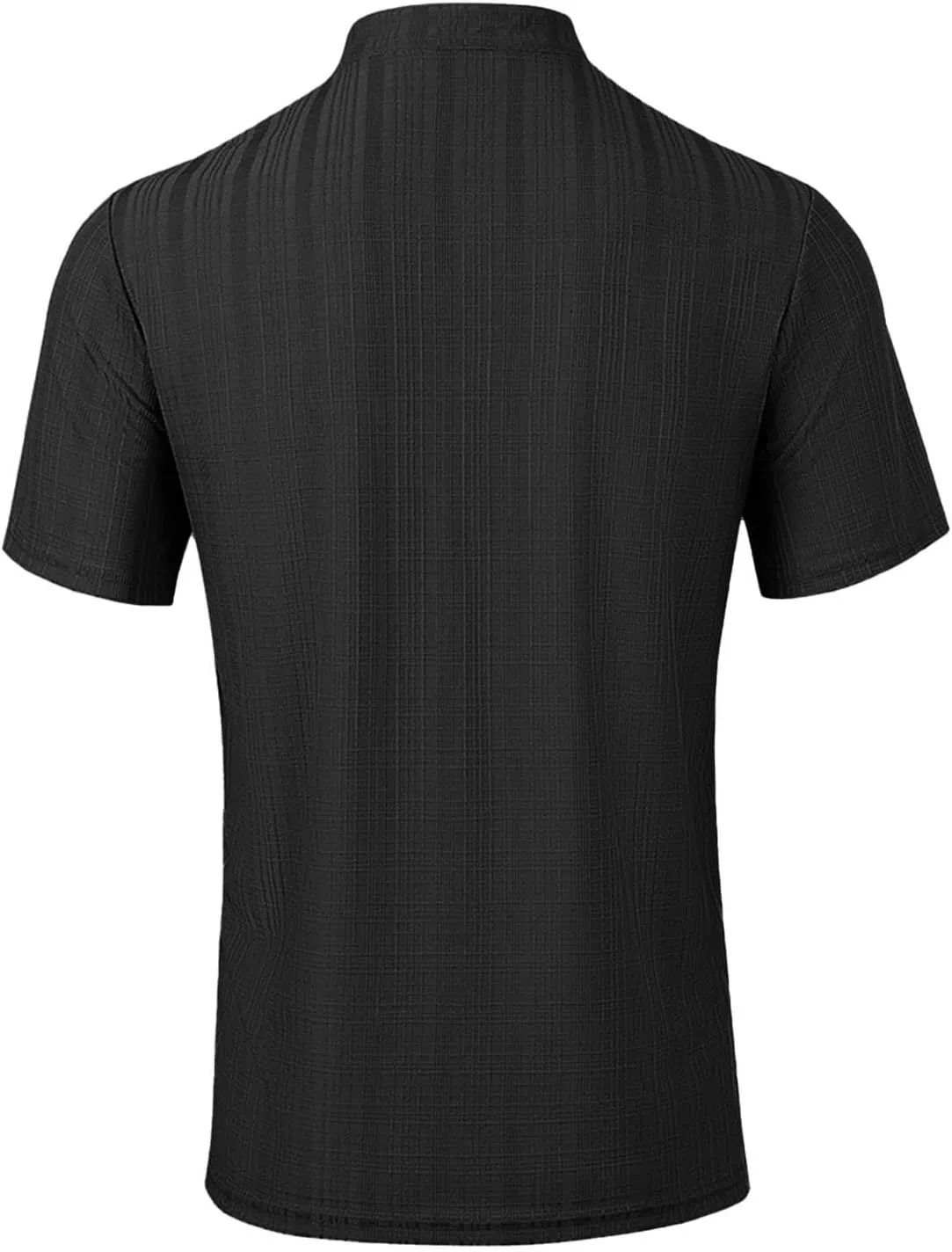 Men's T Shirts Henley Short Sleeve Cotton Linen Casual Summer Beach Shirts Men Hawaiian Vacation T-Shirts Lightweight