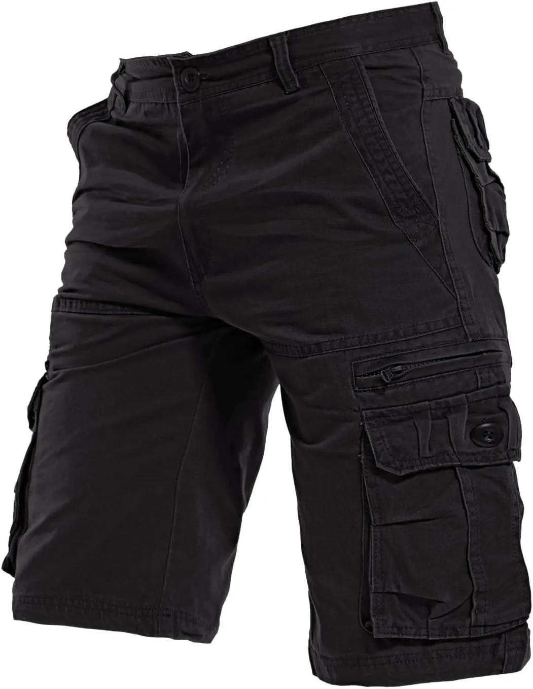 Mens Tactical Cargo Shorts Military Training Shorts Army Green Lightweight Outdoor Hiking Casual Work Shorts Pocket