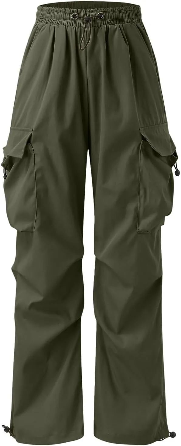 Men's Tracksuit Pant Casual Vintage Joggers Outdoor Sweatpants Zip Pockets Stretch Waist Cargo Combat Pant