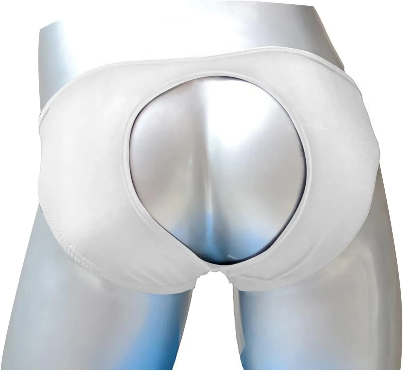Mens Underwear Ice Silk Sexy Buttocks Low Rise Solid Color Men's Brief Underwear