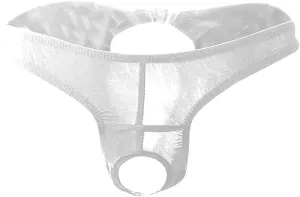 Mens Underwear Ice Silk Sexy Buttocks Low Rise Solid Color Men's Brief Underwear