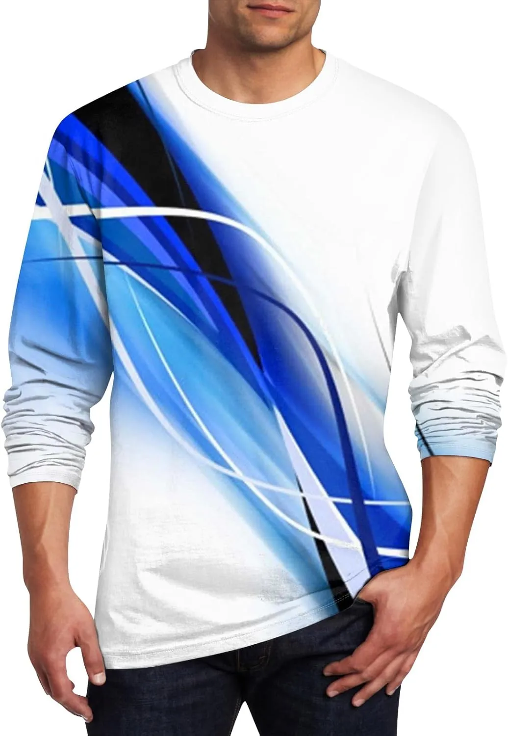 Mens Vintage Designer Raglan T-Shirt Short Sleeve Printed Summer Round Neck Top Casual Sweatshirt