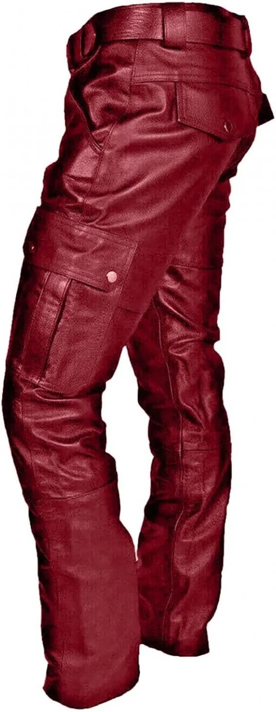 Nyybw Mens Work Pants - Lightweight Cargo Pants Hiking Ripstop Cargo Pants Fashion Punk Cargo Pants Joggers Trousers