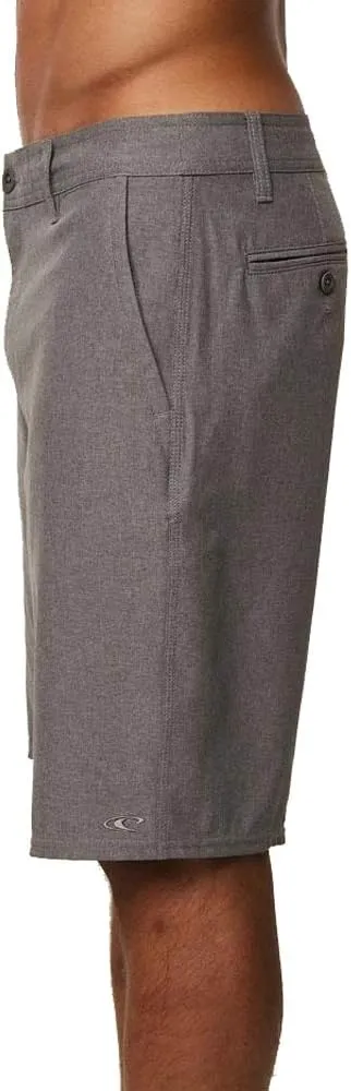O'NEILL Men's 21 Inch Loaded Heather Hybrid Shorts - Water Resistant Mens Shorts with Quick Dry Stretch Fabric and Pockets