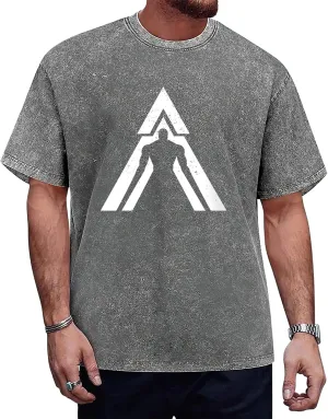 Oversized T-Shirts for Men Summer Casual Short Sleeve Heavy Cotton T-Shirts Vintage Washed Graphic Tee