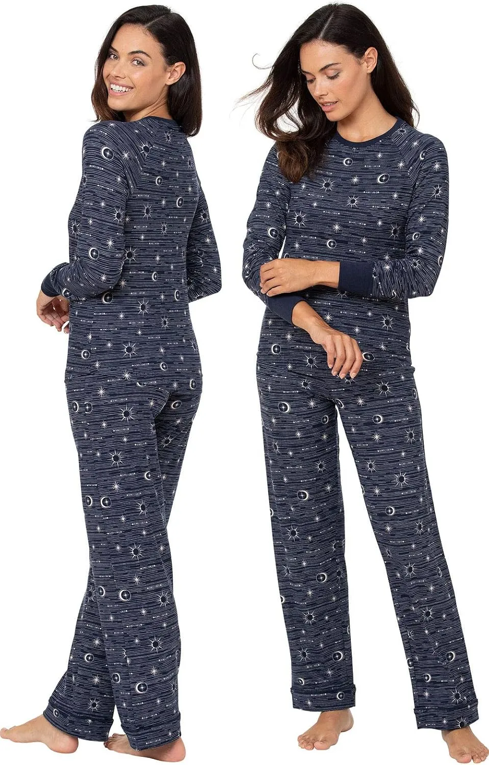 PajamaGram Womens Pajama Set - Women PJs, Ultra Soft, Printed