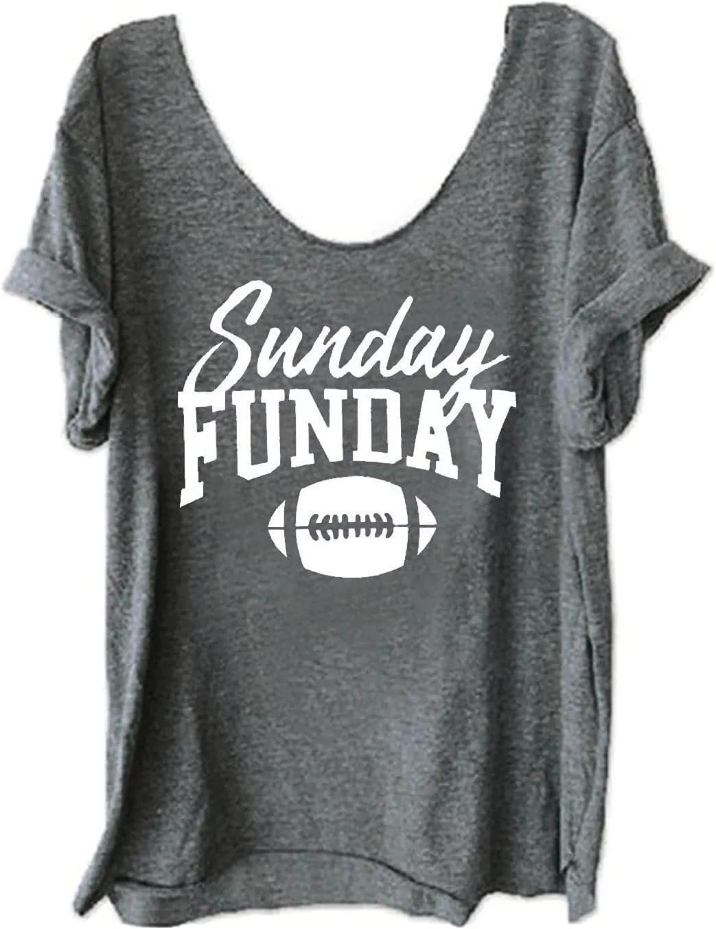 Plus Size Shirts Off Shoulder Baseball Graphic T Shirts for Women Football Graphic Short Sleeve T-Shirts Tops
