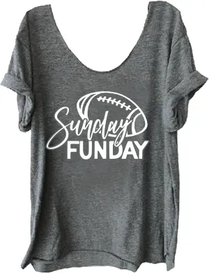 Plus Size Shirts Off Shoulder Baseball Graphic T Shirts for Women Football Graphic Short Sleeve T-Shirts Tops