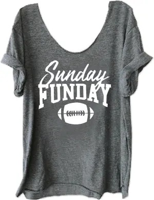 Plus Size Shirts Off Shoulder Baseball Graphic T Shirts for Women Football Graphic Short Sleeve T-Shirts Tops