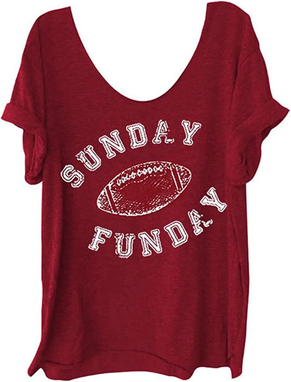 Plus Size Shirts Off Shoulder Baseball Graphic T Shirts for Women Football Graphic Short Sleeve T-Shirts Tops